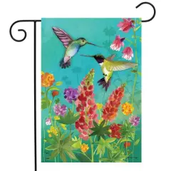 Briarwood Lane Garden Flag 18x12.5 For Outdoor Hummingbird Greeting Spring Garden Flag Flag For Spring Garden Flag Flags For Outside