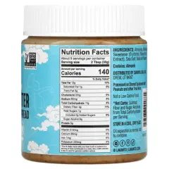 Lakanto Almond Butter Spread, Vanilla, 10 oz (283 g)