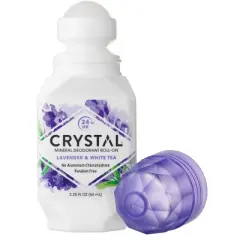 Crystal Mineral Roll-On Deodorant - Lavender & White Tea - 2.25 fl oz/3pk