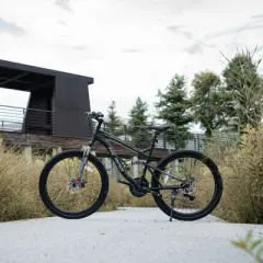 HILAND Full Suspension 26 Inch Men's Mountain Bike, 21-Speed, Adult MTB for Men & Women