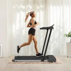 FIONECA Compact Home Treadmill with LED Display for Walking & Running