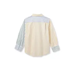 Toddler Adaptive Fun Stripe Collared Long Sleeve Easy Snap Closure Shirt - Rowing Blazers x Target