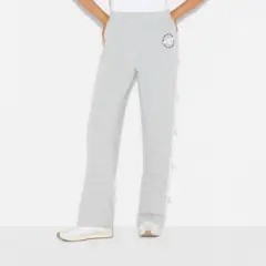 Women's Cinnamonroll Fleece Graphic Pants - Light Gray