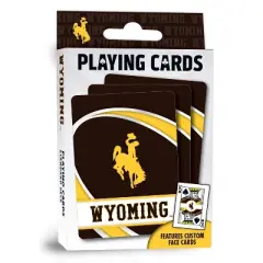 MasterPieces Officially Licensed NCAA Wyoming Cowboys Playing Cards - 54 Card Deck for Adults