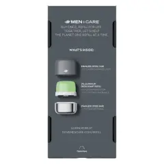 Dove Men+Care 0% Aluminum Fresh Feel Refillable Deodorant Stainless Steel Case + 1 Refill - 1.13oz