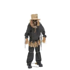 7 Ft. 6" Light-Up Lifting Skeleton Scarecrow Halloween Decoration