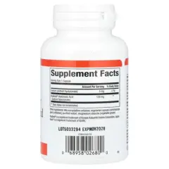 Natural Factors Vegan Hyabest, Hyaluronic Acid, 120 mg, 60 Vegetarian Capsules
