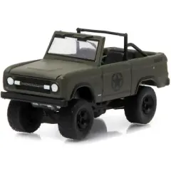 1977 Ford Bronco Military Tribute "Sarge 77" Hobby Exclusive 1/64 Diecast Model Car by Greenlight