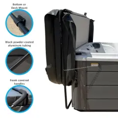 Puri Tech Cover Lifts Fold Bottom or Deck Mount Spa & Hot Tub Cover Lift Removal
