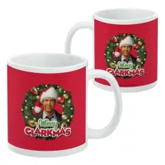 Christmas Vacation Merry Clarkmas White Mug