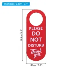 Unique Bargains Waterproof Double-Side Office Home Meeting Door Hanger Sign