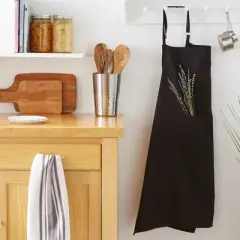 Design Imports  Chef Solid X-Large Apron Black