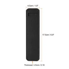 Unique Bargains Portable Mini Pocket Felt Home Office Travel Pen Case 4 Pcs