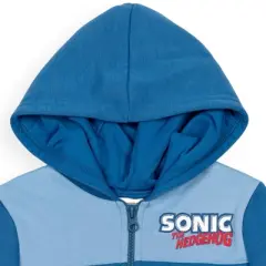SEGA Sonic the Hedgehog Fleece Half Zip Hoodie Toddler to Big Kid
