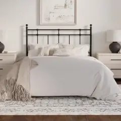 eLuxury Dexter Metal Modern Farmhouse Headboard