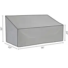 Moda Furnishings Water Resistant Patio Sofa Cover