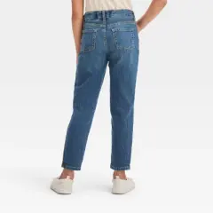 Girls' High-Rise Ankle Straight Jeans - Cat & Jack&trade;