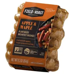 Field Roast Apple & Maple Plant Based Vegan Breakfast Sausage - 9.3oz/12ct