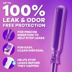 Tampax Radiant Duo Pack Tampons - Regular/Super - Unscented - 84ct