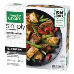 Healthy Choice Simply Steamers Frozen Beef Chimichurri - 9oz