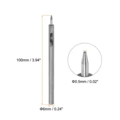 Unique Bargains Alloy Steel DIY Belt Watch Band Round Leather Hole Punch