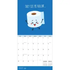 TF Publishing 2024 Wall Calendar 12"x12" Puns