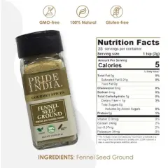 PRIDE OF INDIA Fennel Seed Ground