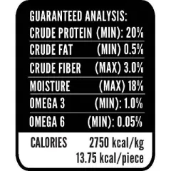 Hubert Pet Gourmet All Natural Duck Wrapped Apple Dog Treats, Grain Free, Low Ingredient, USA Tested - 2.5 lb Super Value Pack