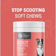 Pet Health Pros Scoot Stop-Pro Chews; Healthy Bowel Function; Relieves Constipation; High Fiber