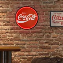 Coca-Cola Officially Licensed LED Neon Light Sign Red - American Art Decor