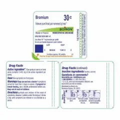 Bromium 30C by Boiron Homeopathic Single Medicine For Cough, Cold & Flu  -  80 Pellet