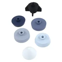 Hudson Baby Infant and Toddler Silicone Stacking Toy, Rocket, One Size