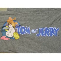 Tom and Jerry Classic Cartoon Characters Men's Charcoal Grey Sleep Pajama Pants