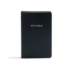 KJV Gift and Award Bible, Black Imitation Leather - by  Holman Bible Publishers (Leather Bound)