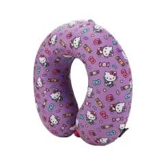 Hello Kitty Candy Neck Pillow & Luggage Tag Set