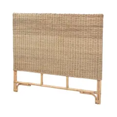 Queen Cantara Natural Rattan Headboard Brown - bali & pari