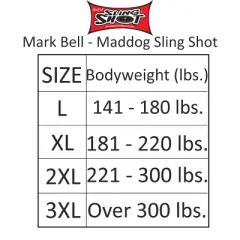 Sling Shot Maddog Power Lifting Band by Mark Bell