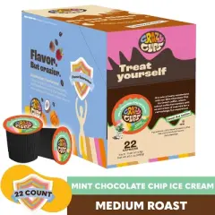 Decaf Mint Chocolate Chip Ice Cream Flavored Coffee Pods