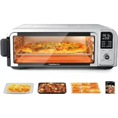 32QT Extra Large Air Fryer Oven, 19-in-1 Toaster Oven Combo with Rotisserie & Dehydrator, 1800W Digital Convection Oven Fits 13" Pizza &ndash; Black