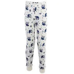 Touched by Nature Baby, Toddler and Kids Unisex Organic Cotton Tight-Fit Pajama Set, Woodland