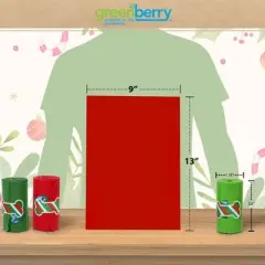 Greenbone Christmas Themed Jar-o-Refills Dog Poop Bag and Dispenser 28 rolls - 336 Bags