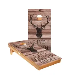Skips Garage Live Laugh Hunt Cornhole Boards - ACA Star Series