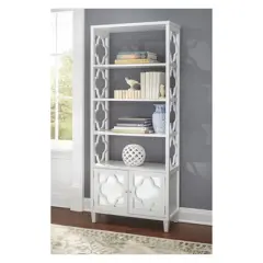 72" Broadway Bookshelf White - Lifestorey