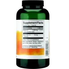 Swanson Vitamin C with Rose Hips, Provides Antioxidant Support & Promotes Immune System Health, 1,000 mg