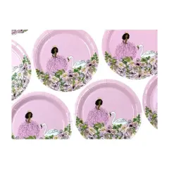 Anna + Pookie 9" Princess Paper Party Plates 8 Ct.