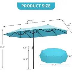 Ainfox 13ft Patio Umbrella