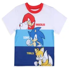 Sonic the Hedgehog Boys' Sonic And Friends 2 Piece Shorts Pajama Set