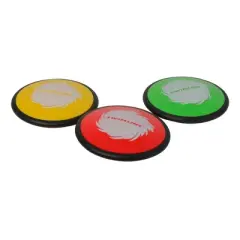 Swimline 4" Floating Disc Skipper Swimming Pool Toys 3pc - Green/Yellow