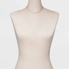 14K Gold Plated 16" Paperlink Chain Necklace - A New Day&trade;