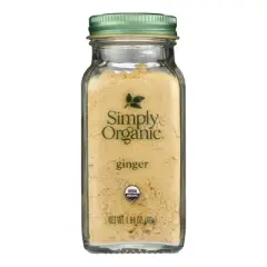 Simply Organic - Ginger Root - Organic - Ground - 1.64 oz